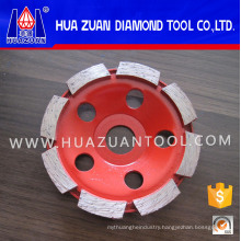 High Quality Single Row Diamond Cup Wheel for Stone Polishing